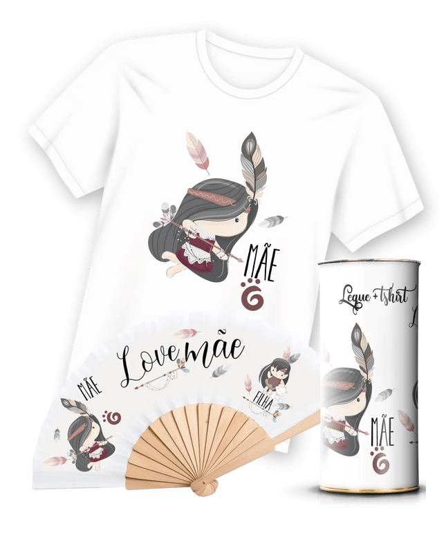 T-shirt com Leque Mãe - Bee my Gift
