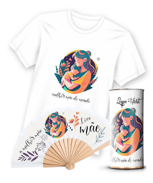 T-Shirt com Leque Mãe - Bee my Gift