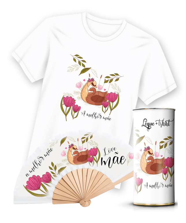 T-Shirt com Leque Mãe - Bee my Gift