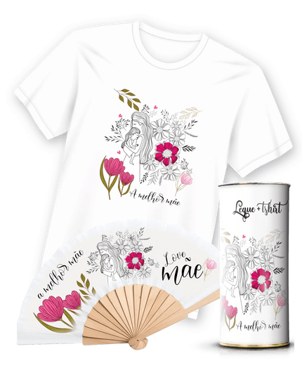 T-Shirt com Leque Mãe - Bee my Gift