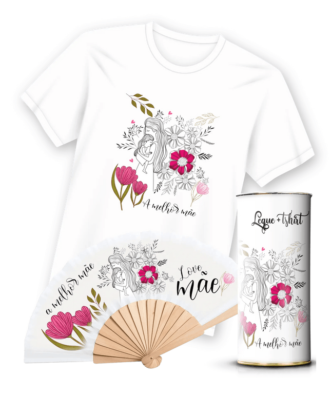 T-Shirt com Leque Mãe - Bee my Gift