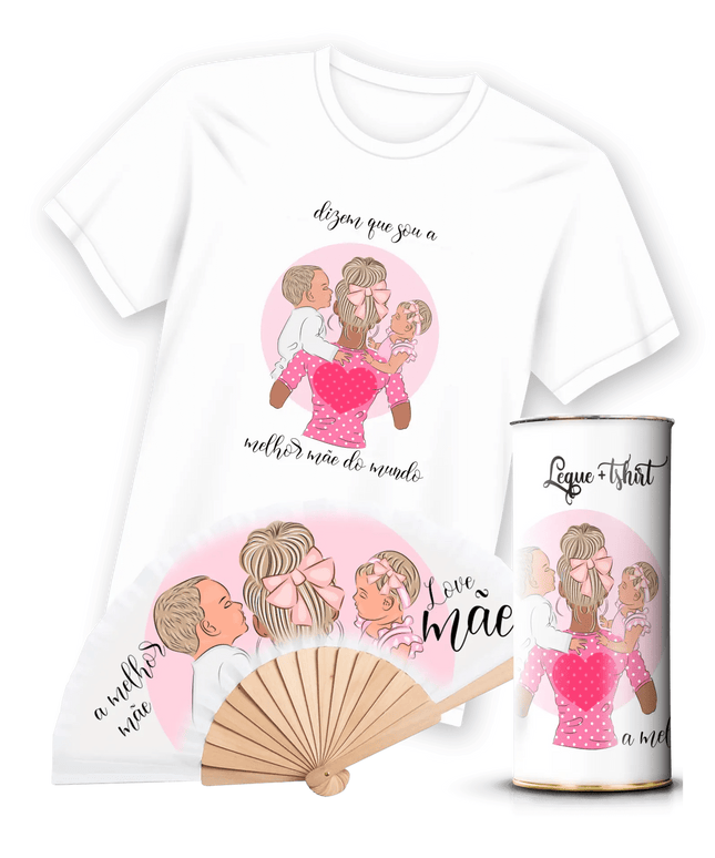 T-Shirt com Leque Mãe - Bee my Gift