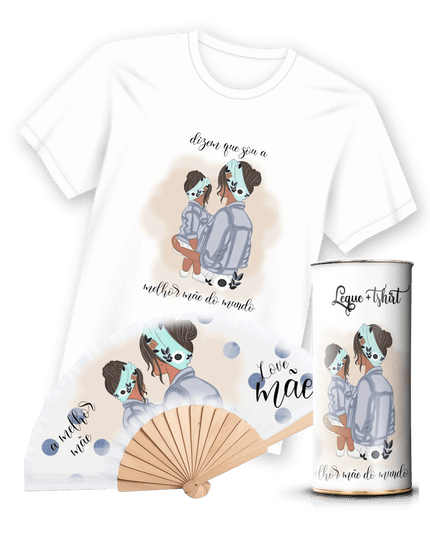 T-Shirt com Leque Mãe - Bee my Gift