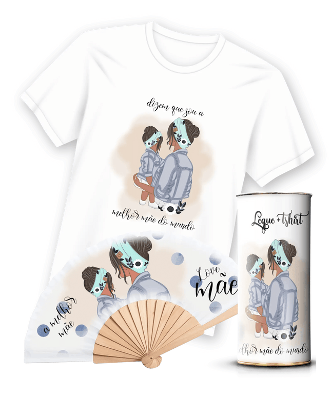 T-Shirt com Leque Mãe - Bee my Gift