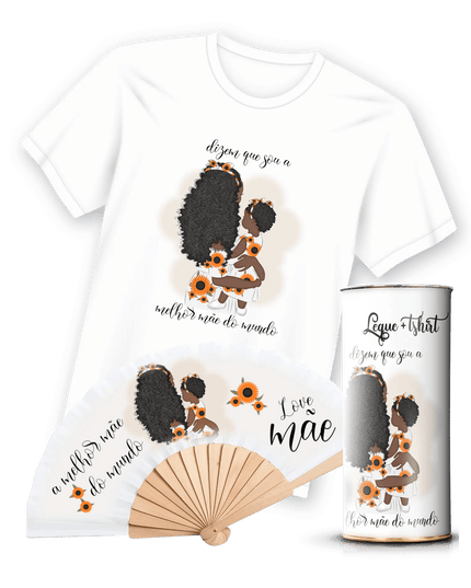 T-Shirt com Leque Mãe - Bee my Gift