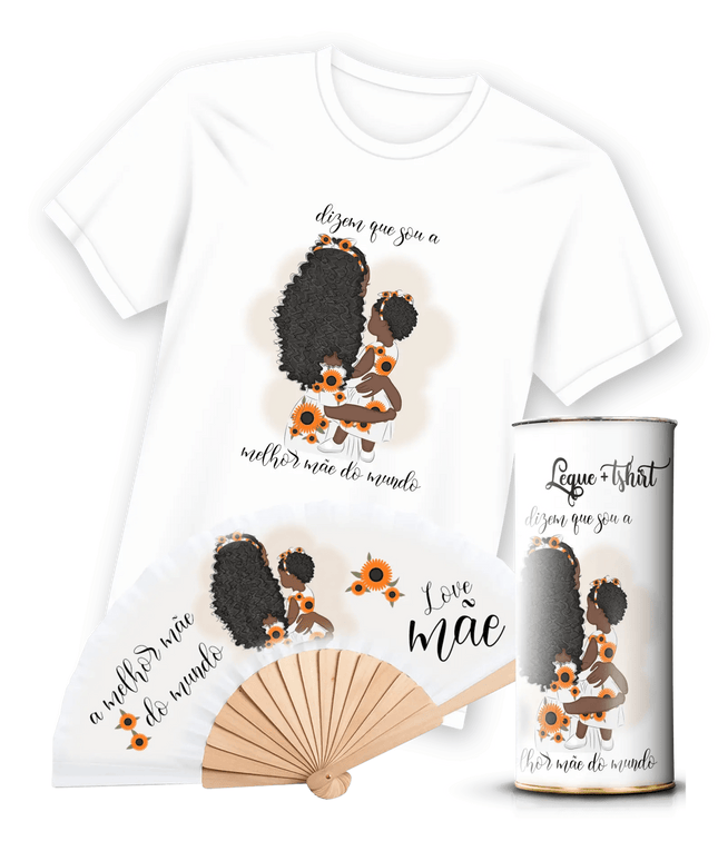 T-Shirt com Leque Mãe - Bee my Gift