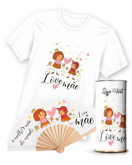 T-Shirt com Leque Mãe - Bee my Gift