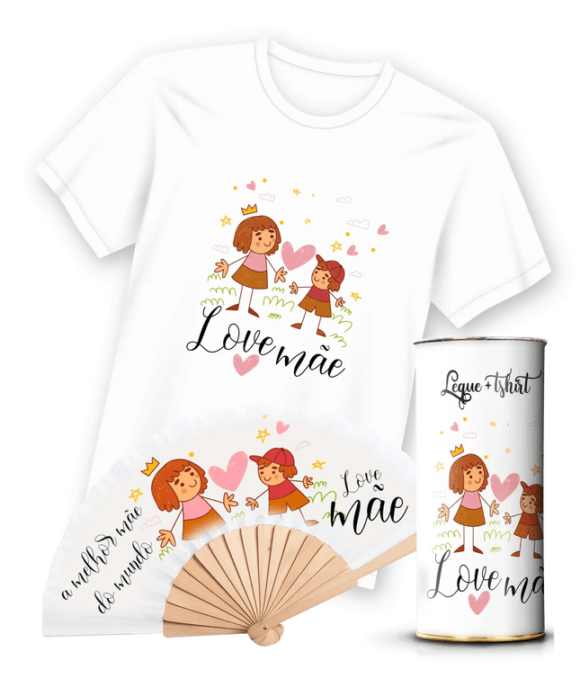 T-Shirt com Leque Mãe - Bee my Gift