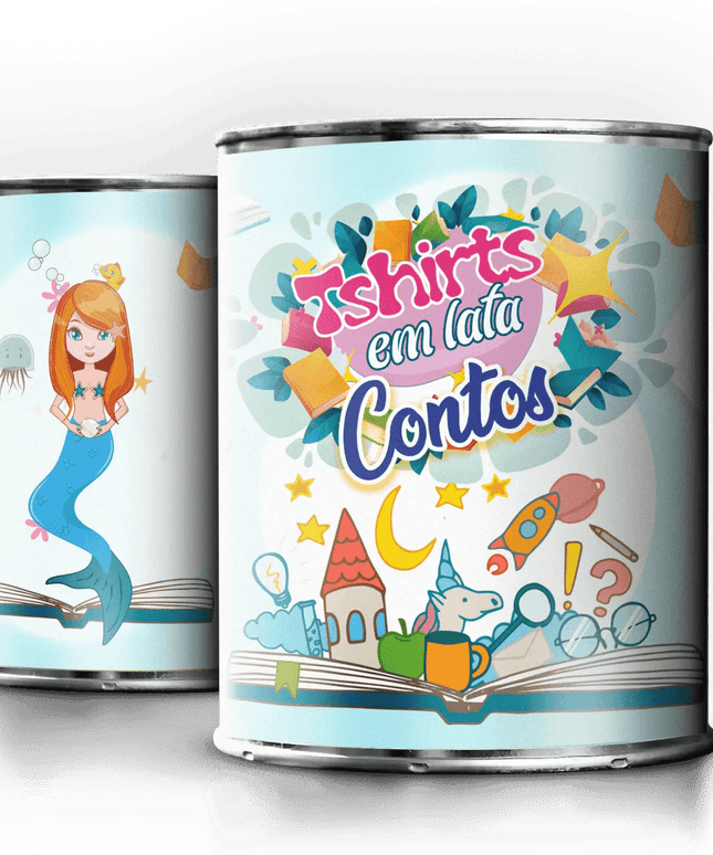 T-Shirt em Lata A Pequena Sereia - Bee my Gift