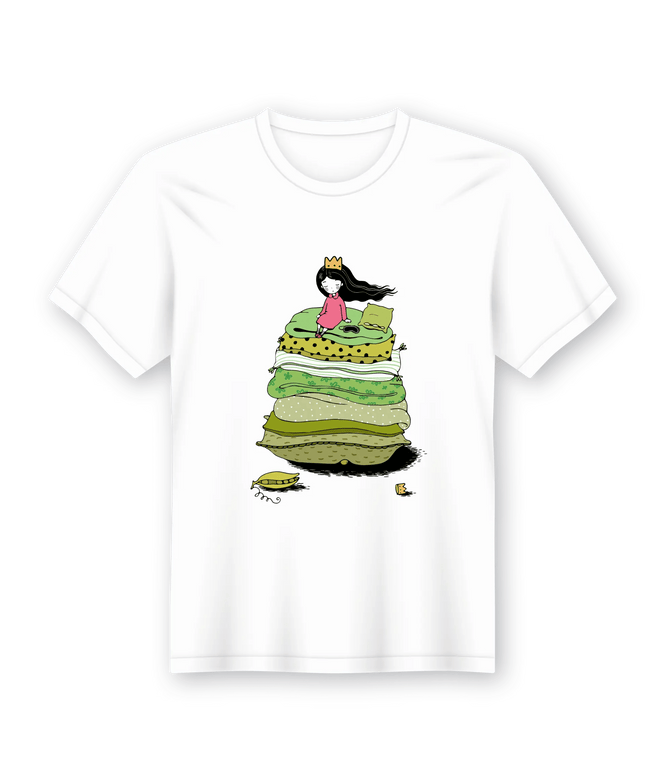 T-Shirt em Lata A Princesa e a Ervilha - Bee my Gift