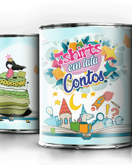 T-Shirt em Lata A Princesa e a Ervilha - Bee my Gift