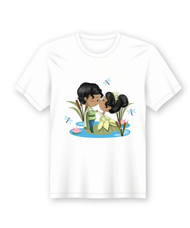T-Shirt em Lata A Princesa e o Sapo - Bee my Gift