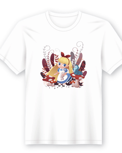T-Shirt em Lata Alice no País das Maravilhas - Bee my Gift