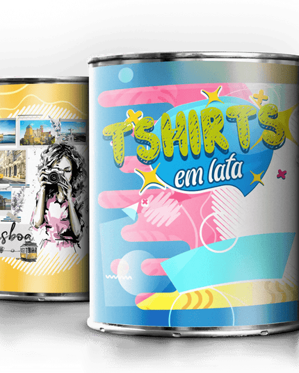 T-Shirt em Lata Distrito de Lisboa - Bee my Gift