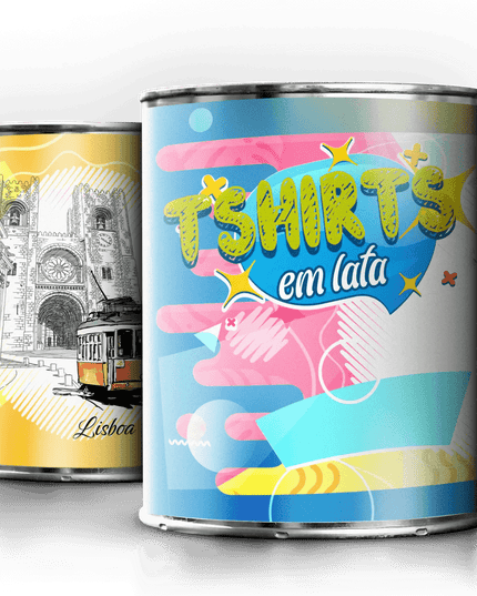 T-Shirt em Lata Distrito de Lisboa - Bee my Gift