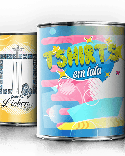 T-Shirt em Lata Distrito de Lisboa - Bee my Gift