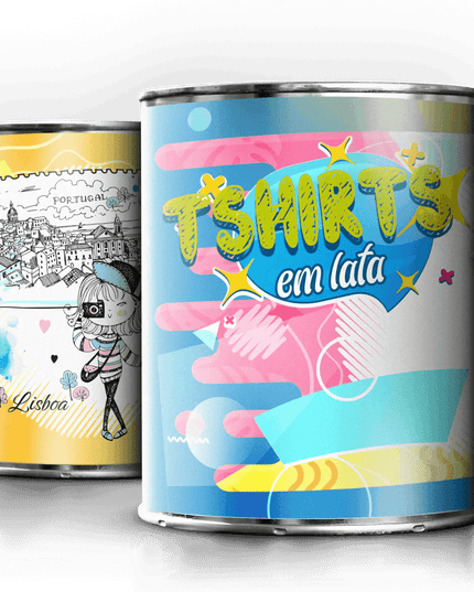 T-Shirt em Lata Distrito de Lisboa - Bee my Gift