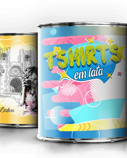 T-Shirt em Lata Distrito de Lisboa - Bee my Gift