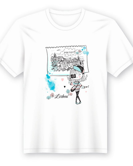 T-Shirt em Lata Distrito de Lisboa - Bee my Gift