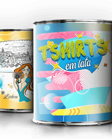 T-Shirt em Lata Distrito de Lisboa - Bee my Gift