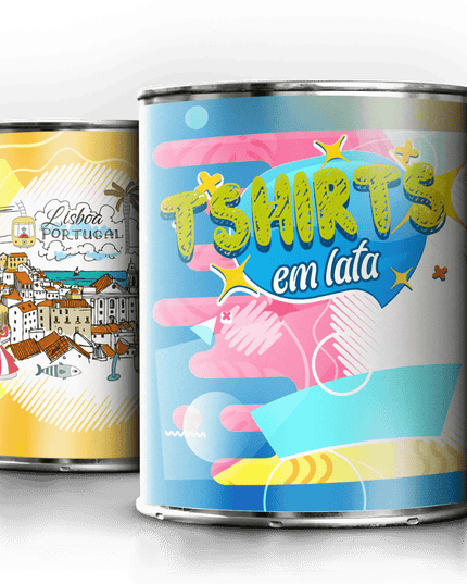 T-Shirt em Lata Distrito de Lisboa - Bee my Gift