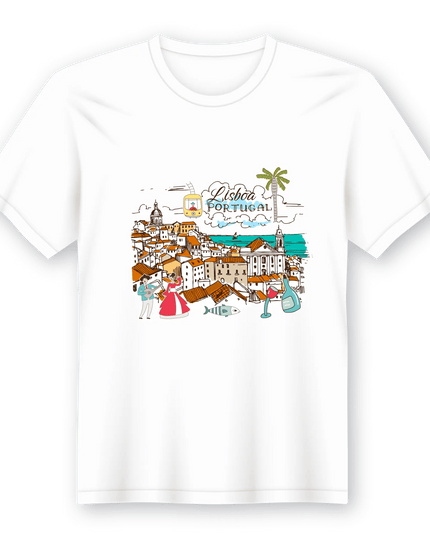 T-Shirt em Lata Distrito de Lisboa - Bee my Gift