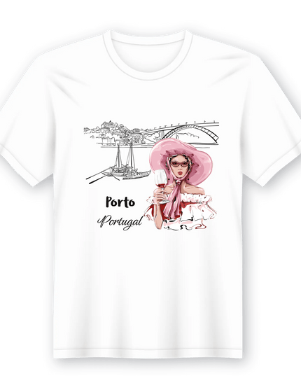 T-Shirt em Lata Distrito do Porto - Bee my Gift
