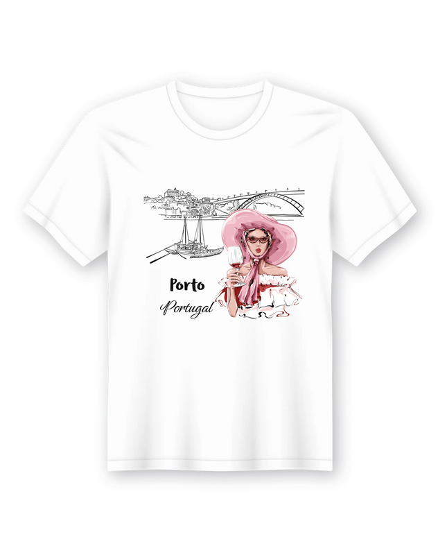 T-Shirt em Lata Distrito do Porto - Bee my Gift