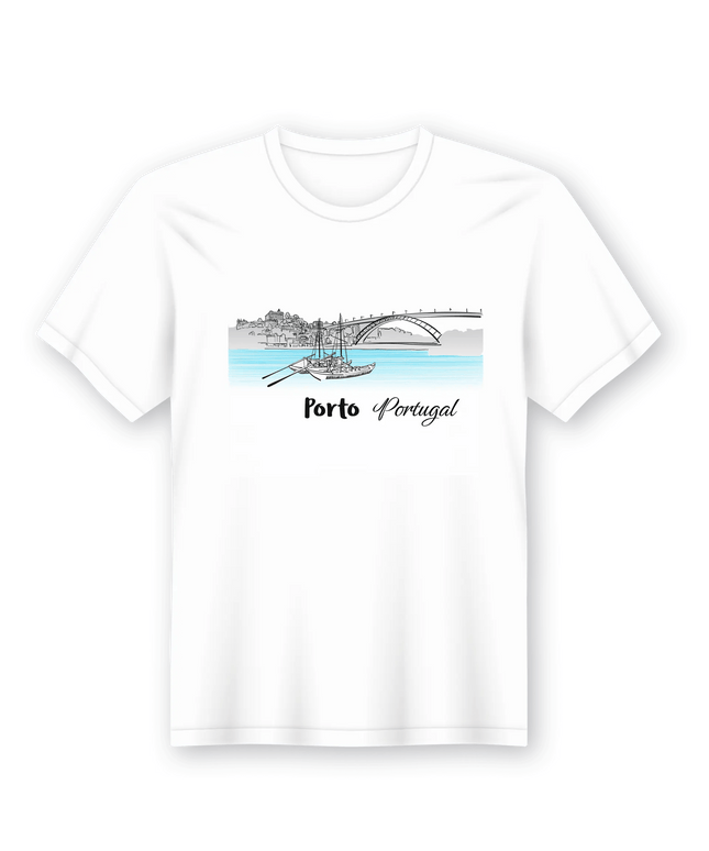 T-Shirt em Lata Distrito do Porto - Bee my Gift