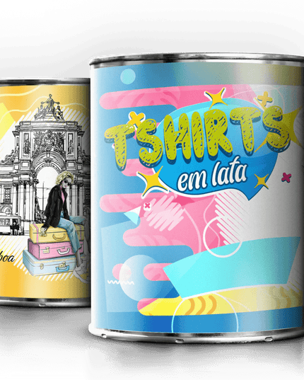 T-Shirt em Lata Distrito Lisboa - Bee my Gift