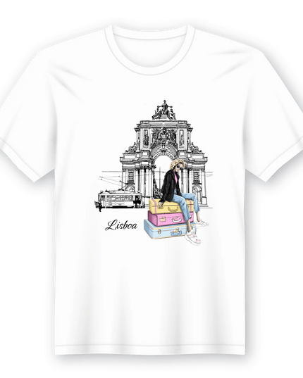 T-Shirt em Lata Distrito Lisboa - Bee my Gift