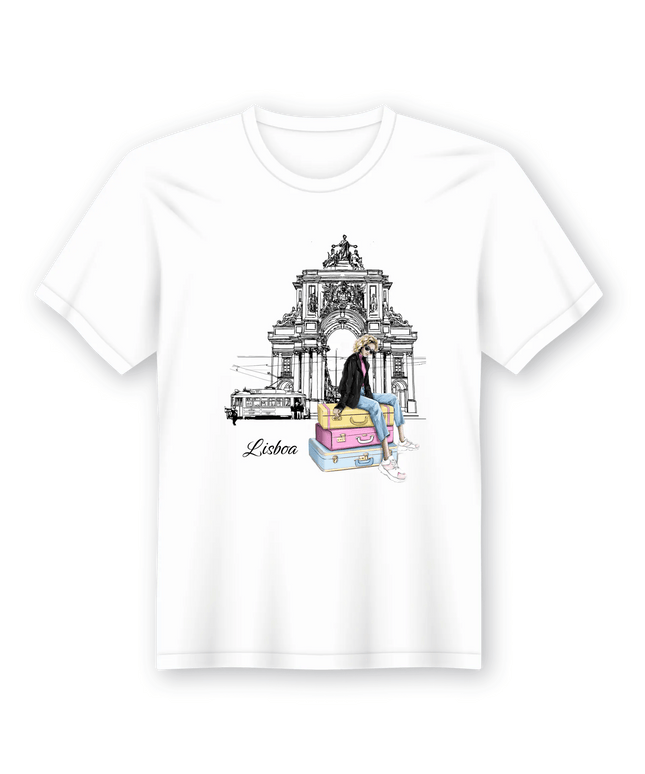 T-Shirt em Lata Distrito Lisboa - Bee my Gift