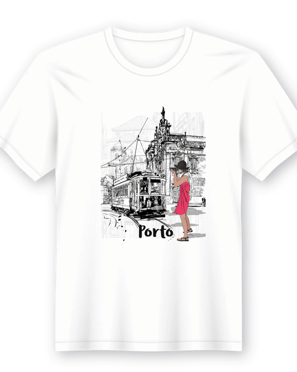 T-Shirt em Lata Distrito Porto - Bee my Gift