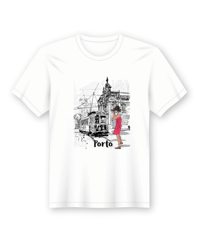 T-Shirt em Lata Distrito Porto - Bee my Gift