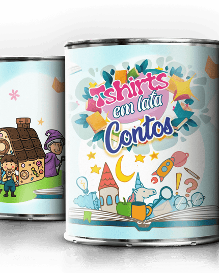 T-Shirt em Lata Hansel e Gretel - Bee my Gift