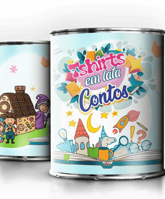 T-Shirt em Lata Hansel e Gretel - Bee my Gift