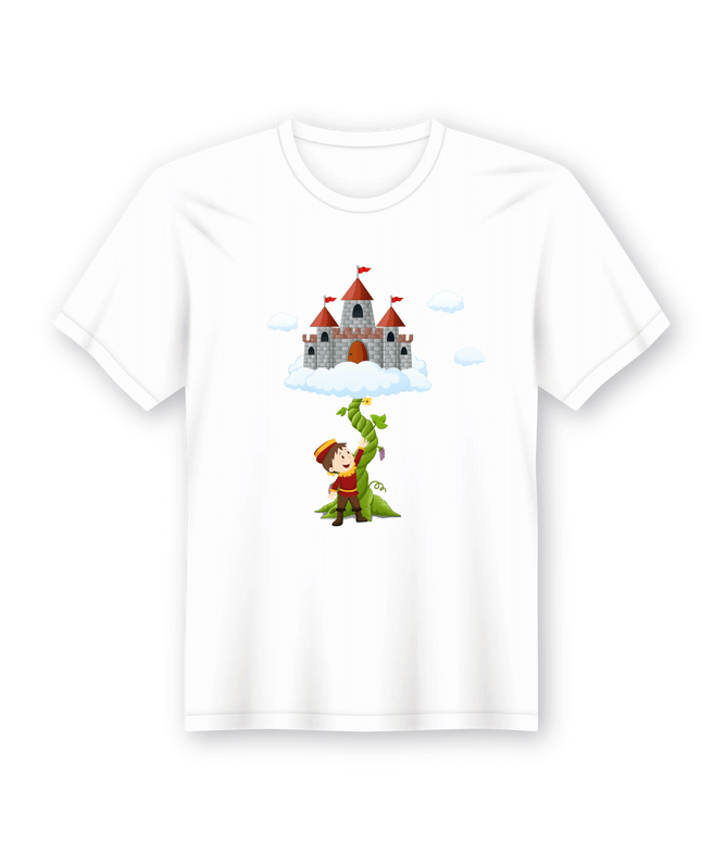 T-Shirt em Lata João e o Pé de Feijão - Bee my Gift