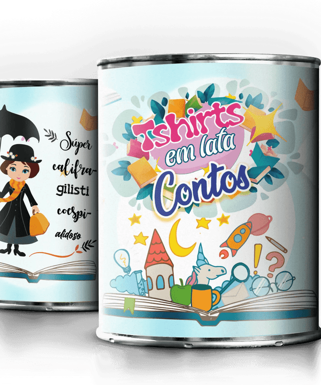 T-Shirt em Lata Mary Poppins - Bee my Gift
