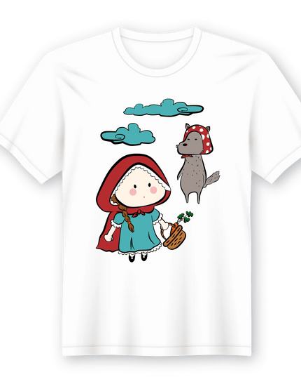 T-Shirt em Lata O Capuchinho Vermelho - Bee my Gift
