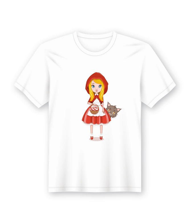 T-Shirt em Lata O Capuchinho Vermelho - Bee my Gift