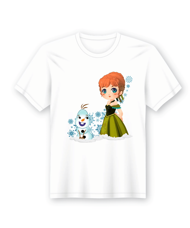 T-Shirt em Lata Princesa Anna Frozen - Bee my Gift