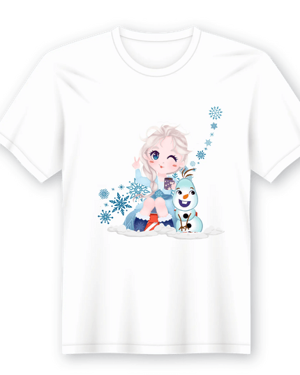 T-Shirt em Lata Princesa Elsa Frozen - Bee my Gift