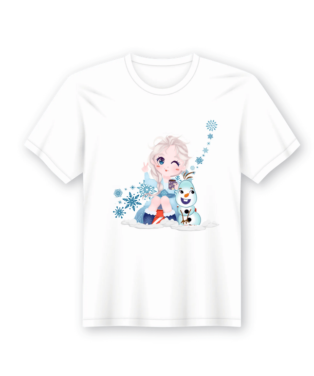 T-Shirt em Lata Princesa Elsa Frozen - Bee my Gift
