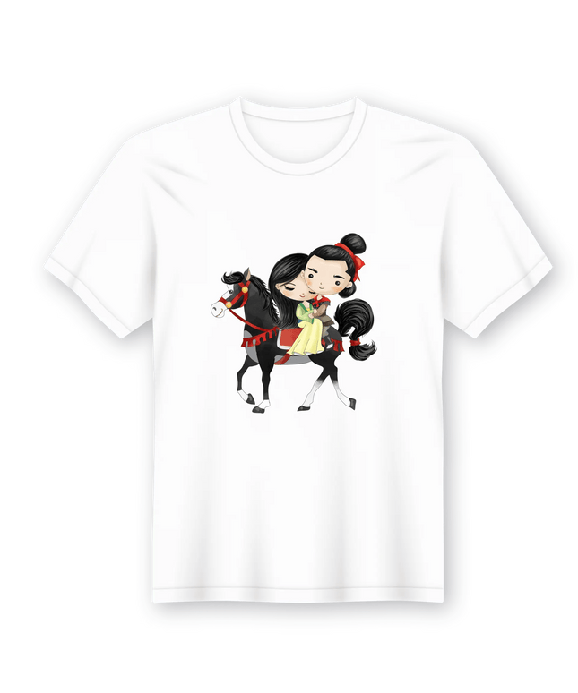 T-Shirt em Lata Princesa Mulan - Bee my Gift