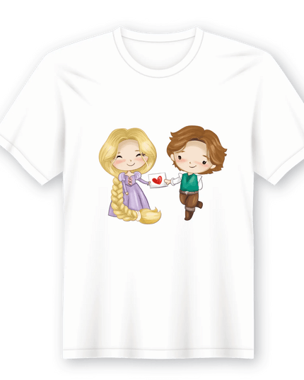 T-Shirt em Lata Princesa Rapunzel - Bee my Gift