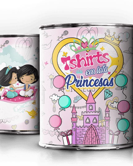 T-Shirt em Lata Princesa Yasmin - Bee my Gift
