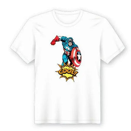 T-Shirt em Lata Super Heróis Capitão América - Bee my Gift