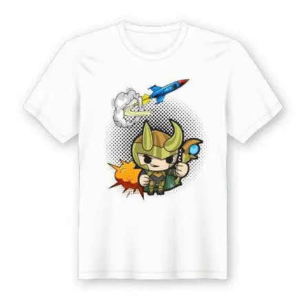 T-Shirt em Lata Super Heróis Marvel - Bee my Gift