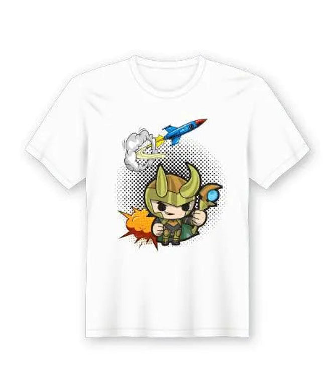 T-Shirt em Lata Super Heróis Marvel - Bee my Gift