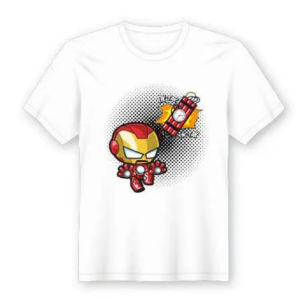 T-Shirt em Lata Super Heróis Marvel - Bee my Gift